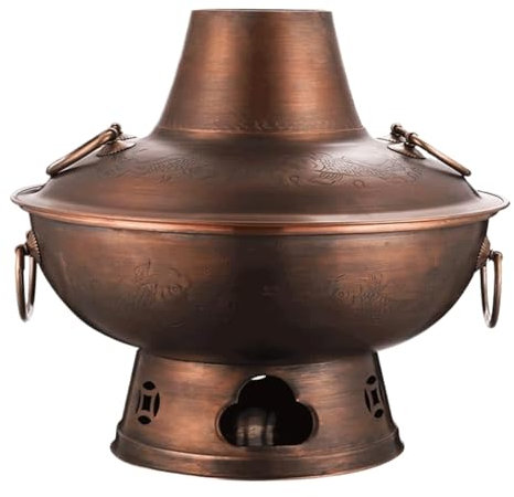 Pentola Cinese in Rame, pentola Calda Vintage a Carbone per Feste in casa, riunioni di Famiglia, pentola Calda, pentola da Cucina, pentole, pentola Calda