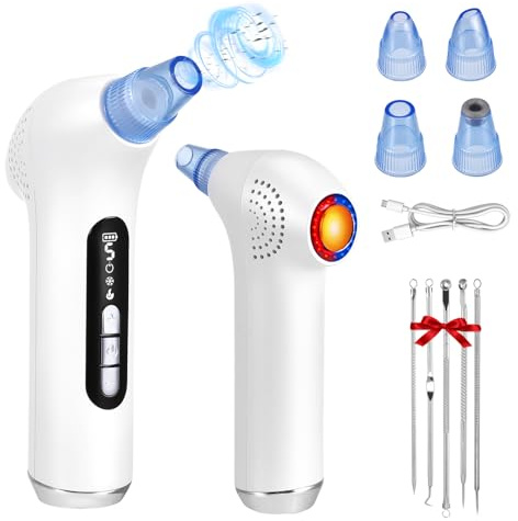 Mitesserentferner Porenreiniger, Porensauger Mitesserentferner Blackhead Remover Pickelentferner Mitesser Entferner Mit Kalte Kompresse beruhigende Wärmekompresse