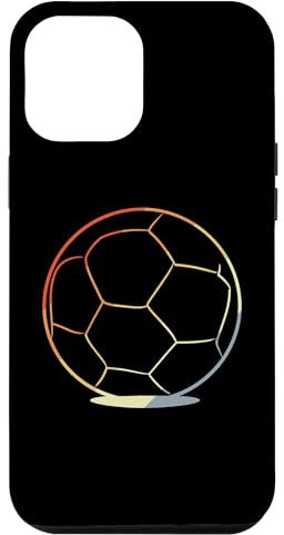 Oldschool Soccer Ball Line Art Football Pitch Coque pour iPhone 12 Pro Max