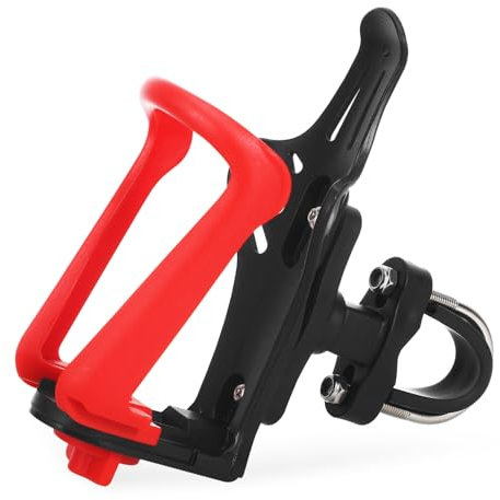 Abaodam Flaschenhalter Verstellbarer Getränkehalter für Mountainbikes Passform Getränkehalter für den Außenbereich Stabile Klemmkonstruktion für sichere Stabilität Kompatibel mit versch
