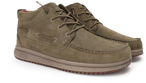 PITAS | TIMOR SUEDE | Botas Hombre Casual | Botín Serraje | Kaki 43