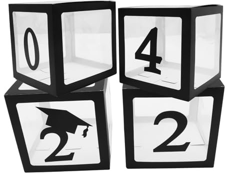 HONITANO Scatola Palloncini Riutilizzabile per Decorazioni e Foto Contenitore Versatile per Regali e per Atmosfera Calda e