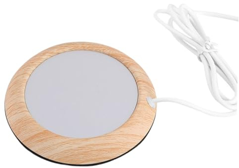 Uonlytech Chauffe-Tasse USB Électrique Chauffage Constant à Base Métal pour Mug et Bouteille Chauffe-Tasse Café Pratique et Support de Boisson pour Bureau et Maison Couleur Aléatoire