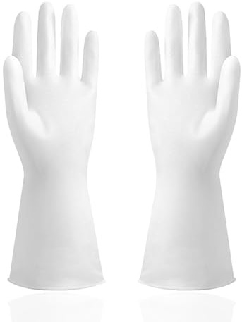Aramox Rengöringsborste Diskhandskar PVC Förtjockade Diskhandskar 12,2 X 5,5 Tum Tät Värmeisolering Slät Yta för Kök Hushållsarbete Rengöring (Enkelborste lila)