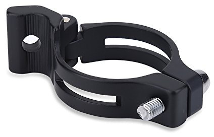 Fahrrad Schaltwerkklemme Rennradrahmen Tag Umwerfer Klemmring Adapter zum Anlöten für Fahrrad(34.9mm-Schwarz)