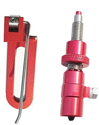 AMEYXGS Bogenschießen Magnetpfeil Pfeilauflagen für die rechte und Button Plunger Verwendet Aluminium Cushion Plunger für Recurve Bow (red, Right Hand)