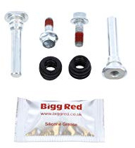 Bigg Red - Rear Brake Caliper Slider Pin Kit - Compatible with MG ZR MG ZS, Rover 25 45 200 400 600, Prelude 1992-2001, Frv 2005 Onwards, Civic 1.4 1.6 2001-2006, etc…