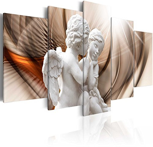 B&D XXL - Akustikbild 225x112 cm Bilder mit Akustikschaumstoff Hochleistungsschallabsorber Schallschutz Leinwandbild XXL 5 tlg Wandbild h-C-0009-b-m