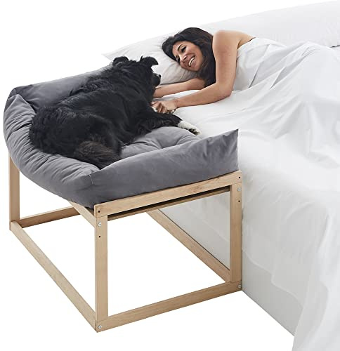 Letto rialzato per cani e gatti antistress. Letto a castello accanto al tuo animale domestico (3 altezze). Ideale per animali di taglia grande, media e piccola. Savannah CoolDreams