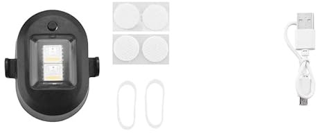 ABZEKH Drone Accessories Lumière stroboscopique for DJI Mavic PRO/2/3/SE/MINI 2/Mini 1/AIR/AIR 2/FPV/pour Avata Lampe Flash Universelle Accessoires de lumière de vol de Nuit