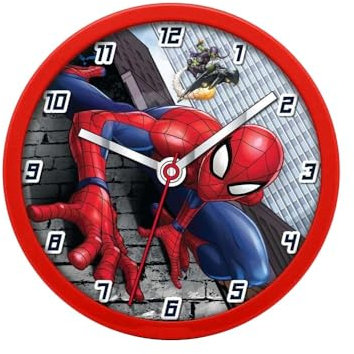 Kids Licensing Marvel Horloge Murale Spiderman