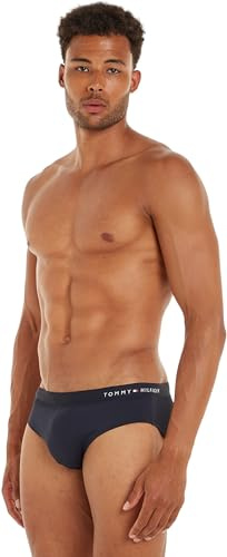 Tommy Hilfiger Slip da Bagno Uomo Corto, Blu (Desert Sky), S