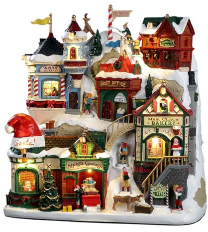 Lemax 25925 Santa's Wonderland Facade: Santa's Village