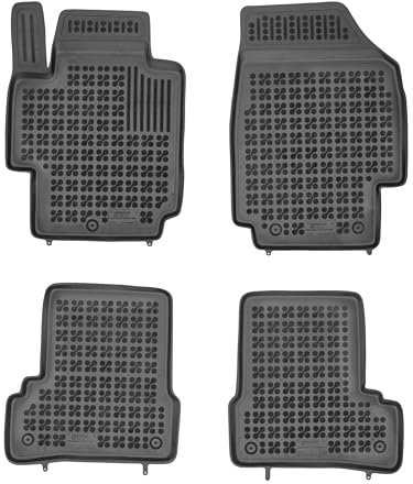 SMK Auto fußmatten gummimatten passt für Nissan Micra III K12 2007-2010 fussmatten Auto für alle Jahreszeiten, die vor Schmutz und Dreck schützt fußmatten Auto