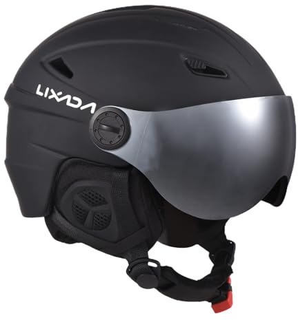 LIXADA Casque de Ski, équipement de Protection pour Le Snowboard, équipement de sécurité pour Les Sports d'hiver, Protection de la tête pour Les Sports de Neige