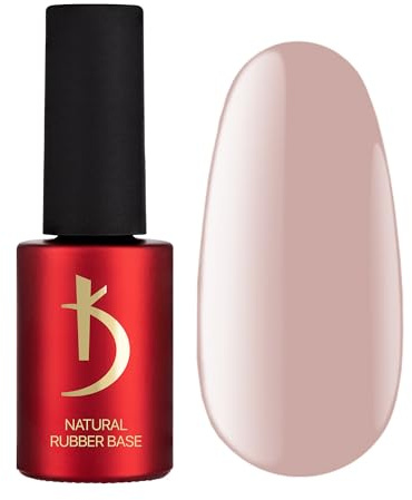 K Professional - Natural Rubber Base Gel - Natural Beige - Base Coat UV LED -7ml- Unterlack - Nagellack - Nackt Farben - Gel Nägel Lang Anhaltende - UV Nagellack