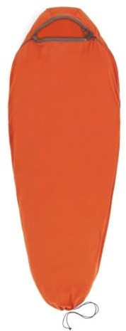 Sea to Summit - Fodera per sacco a pelo in pile Reactor - Mummia compatta con coulisse - Thermolite per aumentare il calore - Controllo degli odori - Ultra-Sil Stuff Pack - Per campeggio invernale -