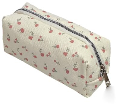 NYGGTYK 2er-Pack Stifte-Organizer, 100 Haftnotizen in Macaron-Farbe, Niedliche Blume, Schreibwaren-Tasche, Etiketten-Organizer, Reißverschluss-Bleistifttasche, Mini-Kosmetiktasche Für Mädchen