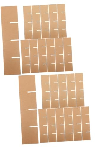OUNONA Divisores De Cajas De Mudanza De Cartón Kit De Embalaje Para Platos 24 Uds Separadores Para Cajas De Cartón Para Almacenaje Transporte Y Protección De Artículos Frágiles