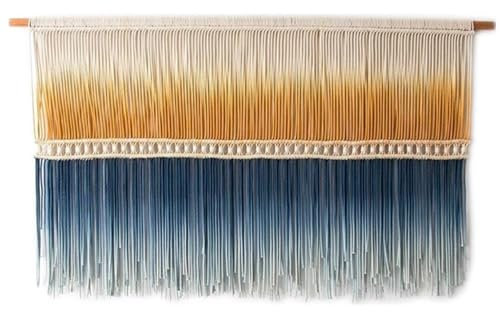 WABMJGW Großer Makramee-Wandbehang mit Farbverlauf, Dip-Dye-Wandteppich, Boho-Dekor,Makramee-Baumwollseil, handgefärbter Makramee-Wandteppich,Wandkunst,Kunsthandwerk,Heimdekoration,P-120x90cm