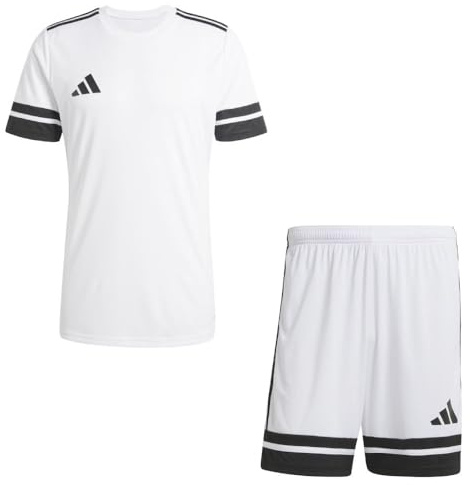 Addias Trikotsatz Herren weiß schwarz Squadra 25 Gr/XL - Sportbekleidung Set