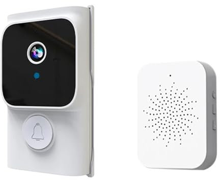 Interphone. Sonnette visuelle avec Wi-FI et Faible consommation,Application complète,Vision Nocturne,PIR,Stocka Cloud .Interphone vidéo