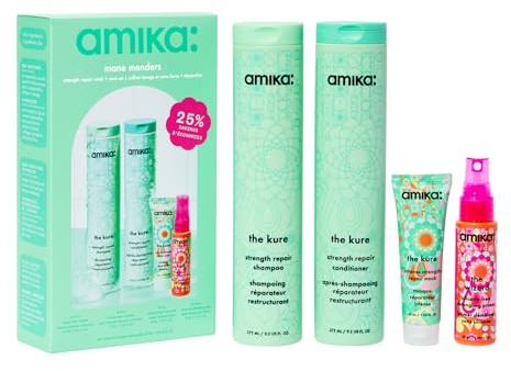amika Mane menders Strength Repair Wash + Care Set