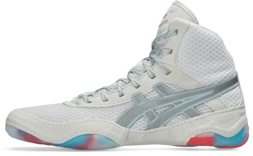 ASICS Women's MATBLAZER Wrestling Shoes, 8.5, White/Pure Silver