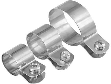 Abrazadera de manguera de acero inoxidable 304, diámetro de 10 mm a 60 mm, clip de conexión a tierra óhmica, hebilla de tubo, hebilla de caballo con tornillos, tuercas y herrajes.(32mm)