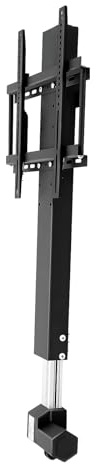 Supporto per TV motorizzato, regolabile in altezza, per TV da 26 a 57 pollici, capacità di carico 50 kg, sistema di sollevamento TV, campo di regolazione 98 – 168 cm, controllo intelligente
