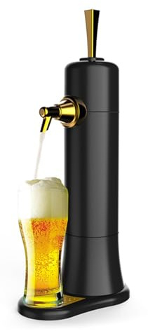 Mini machine à mousse domestique, tireuse à bière professionnelle, mousse vibrante ultrason, pour canettes et bouteilles jusqu’à 500 ml