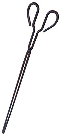 Stainless Steel Tongs Coal Clip BBQ Tools Honeycomb Briquette Tongs Firewood Pick up Garbage Clip For Wood Stove Log Grabber,Iron,77CM