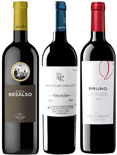 Pack MYSECRETWINE Ribera del Duero Essential. 1 Resalso, 1 Pago de los Capellanes Roble y 1 Pruno