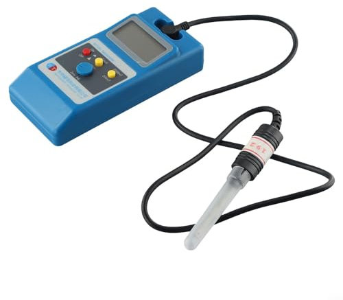 Zoegneer Magnetfeldtester, LCD-Display, Begleiter zum Testen von Gleichstrommotoren, Lautsprechern, Magnetabscheidern (WT-10A-Metallsonde)
