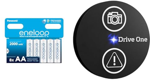 Panasonic eneloop, AA/Mignon wiederaufladbare Akkus & Needit Original Drive One Blitzerwarner