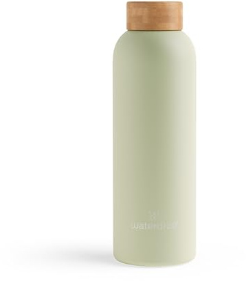 waterdrop® Gourde Inox 600ml – Bouteille Isotherme Réutilisable, Double Paroi Inox Étanche, Pour Boissons Chaudes ou Froides, Idéale au Bureau, Sport, Maison, Voyage