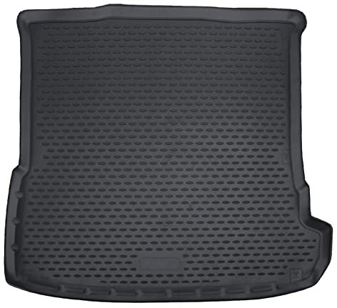J&J AUTOMOTIVE | Gummi-Kofferraumwanne Kofferraummatte Kofferraum-Schutzmatte Kompatibel Q7 ab 2015, Anti-Rutsch, Geruchlos