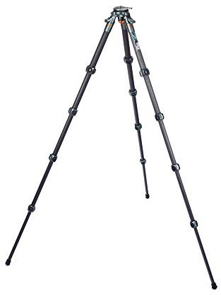 3 Legged Thing Legends Jay Carbon Fibre Levelling Base Tripod - Adjustable Camera and Video Levelling-Base Travel Tripod with 3 Detachable Legs (JAY)