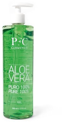PFC Gel de Aloe Vera Puro 100% 500 ml. Hidratante Facial y Corporal para todo tipo de Pieles. Hidratar, Regenerar y Suavizar la Piel. Loción Corporal Diaria