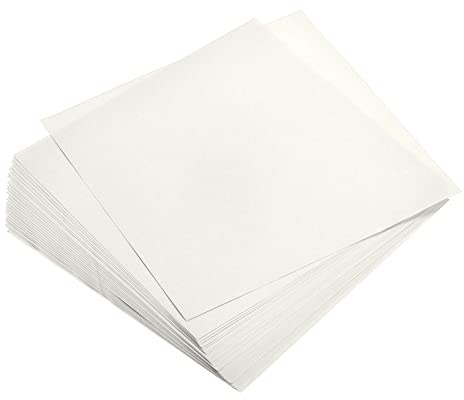 sourcing map Origami Papier doppelseitig Cremeweiß 5,9x5,9 Quadratisch für DIY 25 Blätter