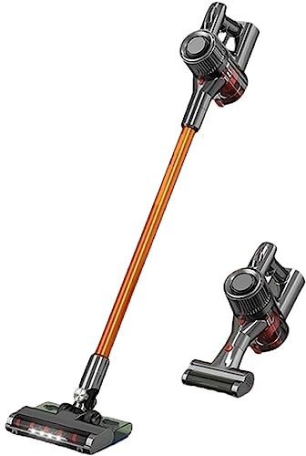 FAiruo Aspirapolvere Senza Fili 4 in 1, Aspirazione Potente 28Kpa, 60 Minuti di Autonomia, Aspirapolvere a Umido e a Secco con Batteria Rimovibile, per Pavimento/Tappeto/Peli Animali