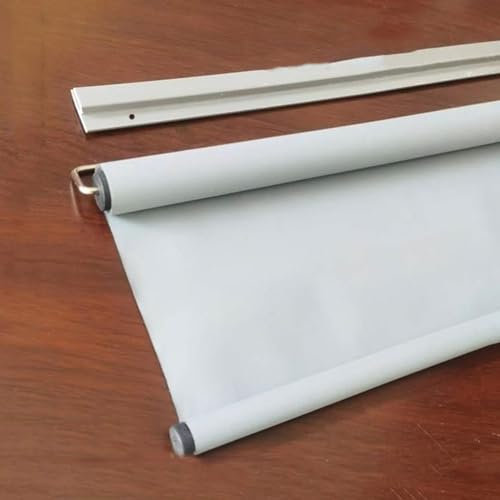 YUJIANHUAA Springrollo Ohne Bohren,Sonnenschutz Rollo,Thermorollo,Sichtschutz oder Abdunkelung,Einziehbare Tragbare Vorhänge,99% Blickdicht Rollos für Innen,Anpassbar,Breite X Höhe (130cm x 200cm)