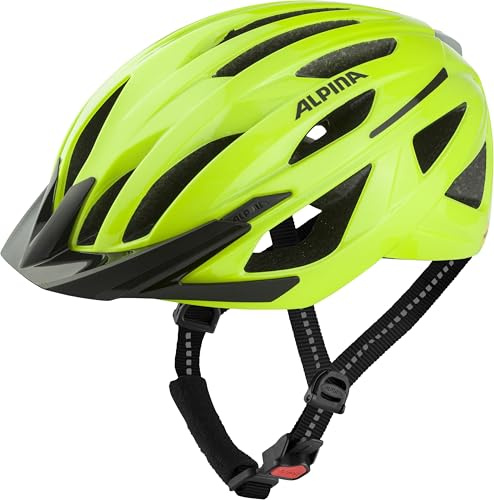 ALPINA Gent MIPS - Casco de Bicicleta para Adultos - be Visible Gloss - 51-56 cm