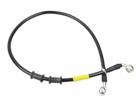 AKOUFALL Motorrad Bremsleitung Verstärkter Edelstahl-Bremskupplungs-DOT-Ölleitungsschlauch Geflochtener Bremsschlauch Für Motorrad Rennrad Pitbike Straßenrad ATV(1400mm)