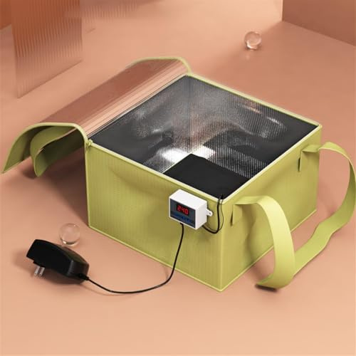 SAYEYBU Dough Proofing Box, Dough Proofer with Precise Temperature Control for Baking, Proofing Box for Bread Making, for Making Bread, Yogurt, Natto and Handmade Soap,Yellow