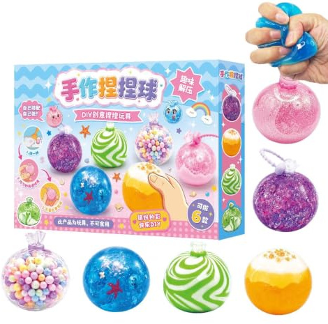 DIY Stressball DIY-Slow-Rising-Fidget-Set