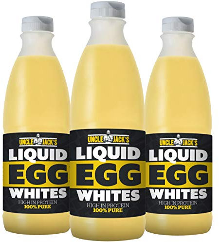 Uncle Jack's Free Range Liquid Egg Whites 970ml (Pack of 3)