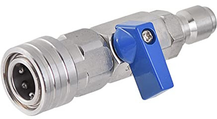 Leisurealeaneag Ball Valve Pipe Fittings Quick Connector for Agricultural Irrigation Valves 3 of 8in, 3 of 8 in