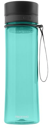 PROFINO Infuze Trinkflasche 600 ml, auslaufsicher, Obsteinsatz, BPA-frei