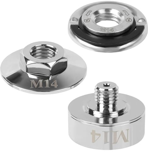 Ruaizel 3 st X-Lock-adapter, slipadaptersats på M14 och 5/8 tums tråd, vinkelslip adapter för skärskivor och sliphjul (X-Lock Adapter för M14)